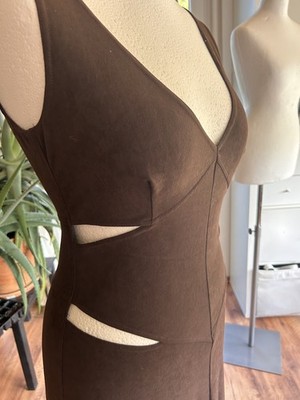 ESCADA Kleid   Gr. 40   nur einmal getragen   edler Wildleder-Look