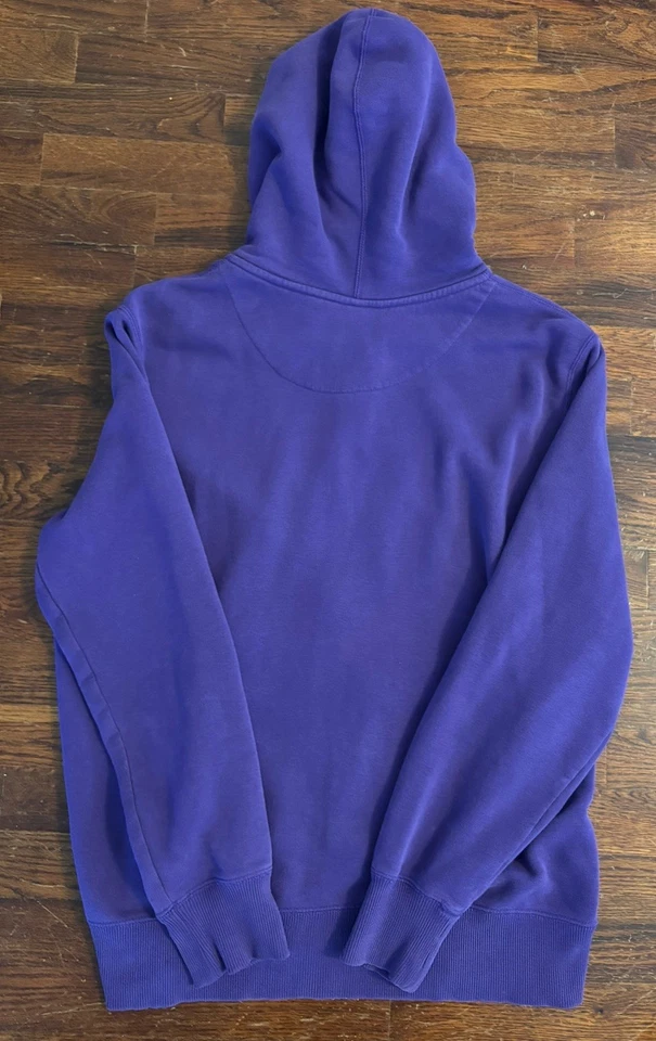 Nike Hoodie Zip Up Double Zipper Pockets Purple Size Mens Large Women X-large - Image 3 of 3