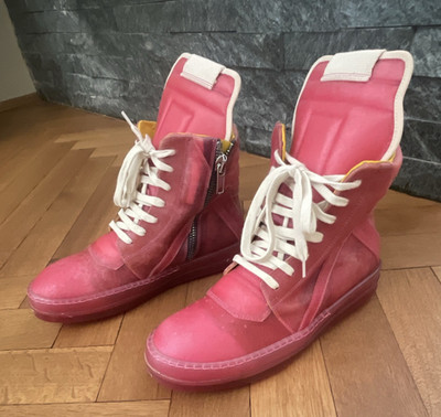 Rick Owens Geobasket Sneaker Hot Pink EU 38