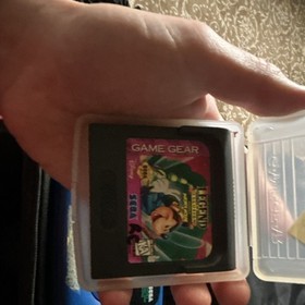 SEGA Game Gear Console with Disney Game Cartridges & Carrying Case