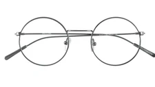 Epos Baio Round Eyeglass Frame- Italian 44-20-140 - SIiver
