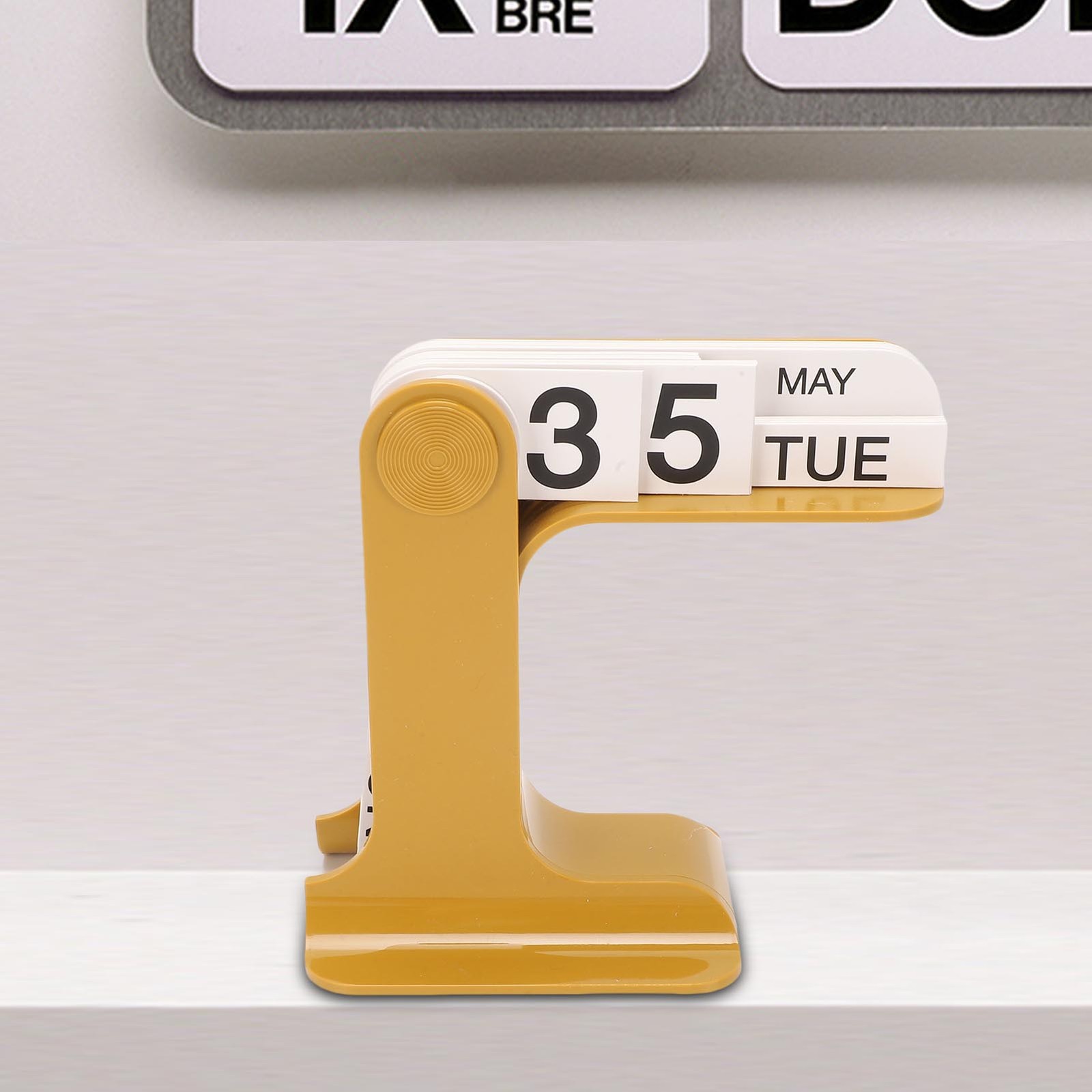 Modern 2025-2026 Flip Perpetual Calendar Daily Desktop Ornament