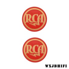 RCA Speaker Custom Made Logo Badge Aluminum 30mm 1.18" 