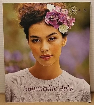 ROWAN Summerlite 4ply Pattern Book by Martin Storey 2014 - Very Great Condition