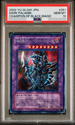 PSA 10 Dark Paladin YuGiOh Secret 2002 Secret Rare Trading YuGiOh Card