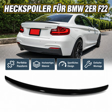 F�r BMW 2er F22 2014-2020 Heckspoiler M Paket Glanz Spoilerlippe Heckansatz