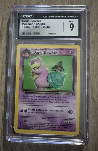 Dark Slowbro (Unlimited) graded CGC 9 for sale on eBay