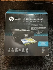 HP Envy 7640 Color Inkjet Printer NO INK All-In-One Fax Scan Copy Web Photo