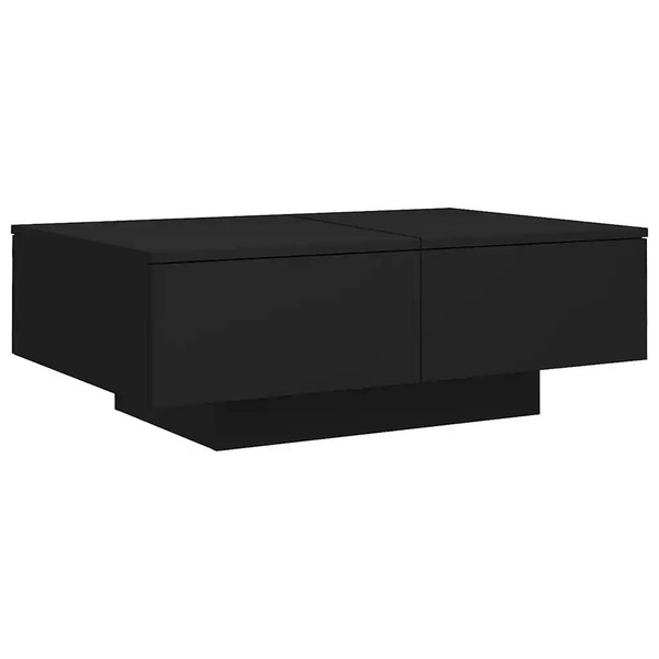 Tinkaro Couchtisch Schwarz 90X60X31 Cm Spanplatte-image