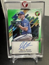 2025 Topps Pristine Green Pulsar Refractor /150 Seth Lugo #PA-SL Auto