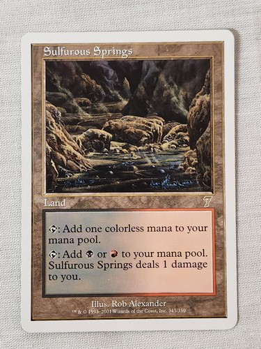 NM Sulfurous Springs 7th Edition Mtg Magic the Gathering