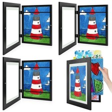 Golden State Art, 8.5x11 Kids Art Frames, Front-Opening Picture Frame Great for