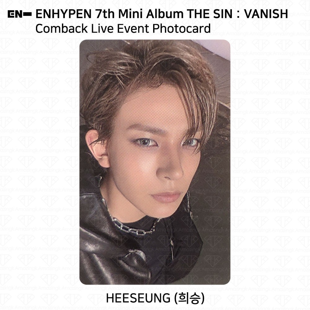 Enhypen 7th Mini Album The Sin : Vanish ComeBack Live Event
