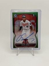 2023 Bowman Chrome 1st Prospect Auto Omari Daniel /99 Green Refractor #CPA-OD