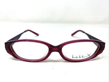 Nicole Miller Standout Plum 51-15-130 Purple Full Rim Eyeglasses Frame UF00