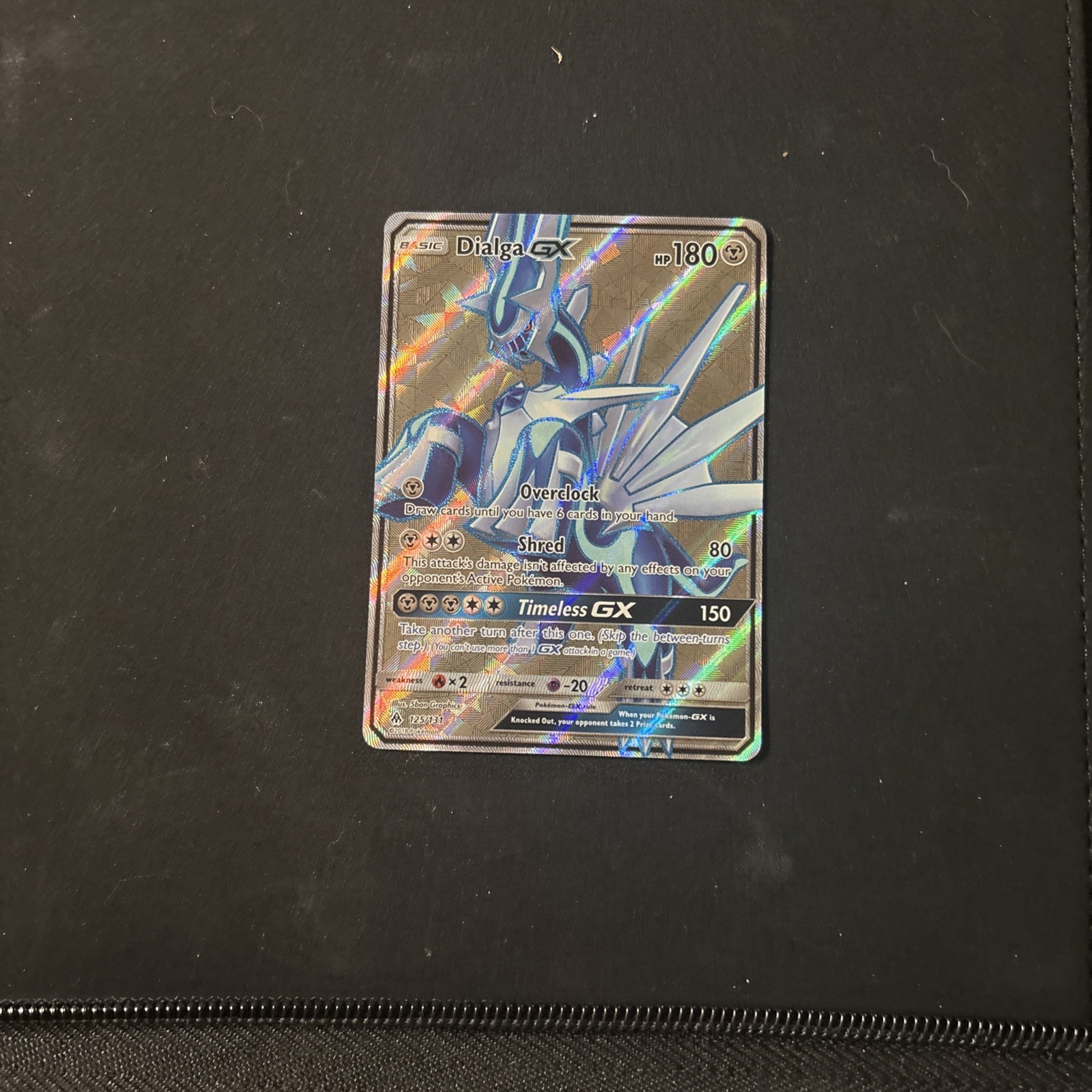 Dialga GX (Full Art) 125/131 Sm-Forbidden Light Holo