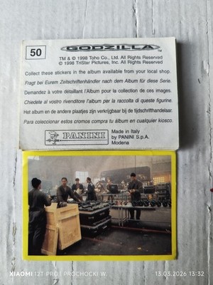 22 Sticker Godzilla Panini, 1999, TIPTOP