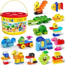 Buntes 135-teiliges Konstruktionsspielzeug für Kleinkinder – Fördert Kreativität