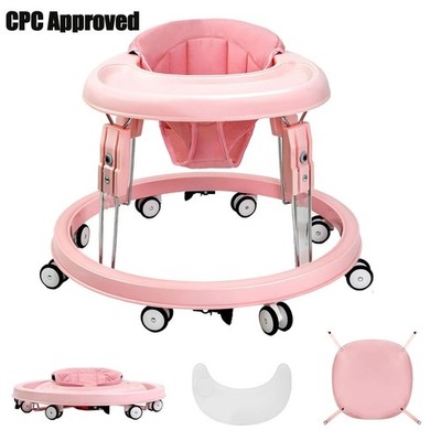 Foldable Baby Walker with Wheels for 6-24 Month Infant Toddlers Boys Girls