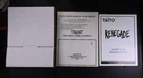 Renegade Apple II 2 Floppy Disk 5.25 DOS NES Taito 1989