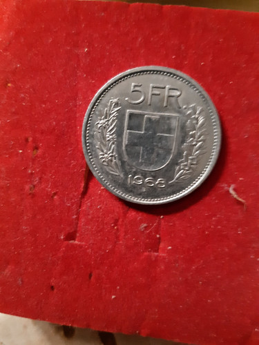 5 Francs, suisse 1968, Bern