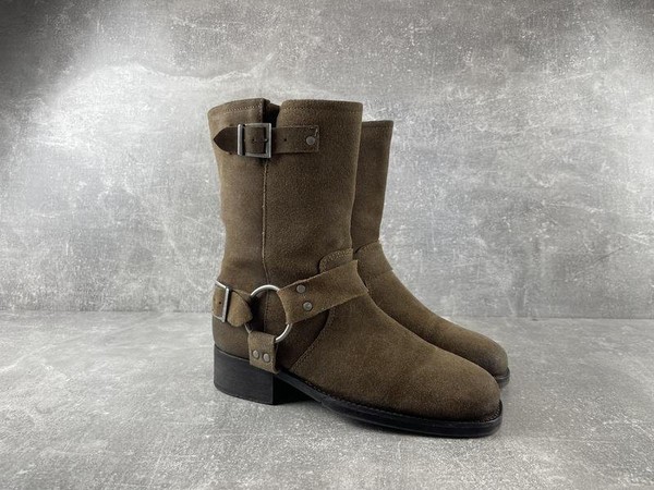 Women Diesel Boots Beige Suede 38