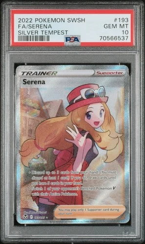 Serena 193/195 Silver Tempest Pokemon PSA 10