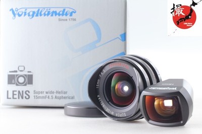 【TOP MINT w/ Finder】 Voigtlander Super Wide Heliar 15mm f/4.5 L39 LTM Lens Japan