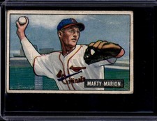1951 BOWMAN # 34 MARTY MARION CARDINALS