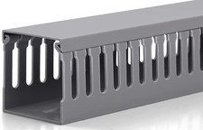 Zhiyo 2X2In Server Rack Cable Management Raceway, Cable Duct Kit, Electrically S