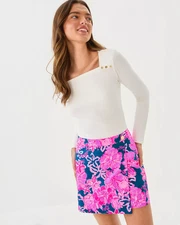 NWT Lilly Pulitzer Brenton Mini Skort Color: Starlight Navy Once Full Size ...