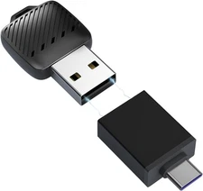 Wireless CarPlay Adapter 2025 Upgraded, Plug and Play, No Latency, Converts Fact