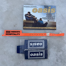 OASIS Knebworth 11th August 1996 ticket HOSPITALITY wristband VIP BINOCULARS