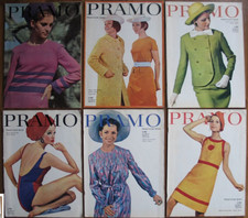 Praktische Mode, 12 Hefte 1967, DDR Modezeitschrift PRAMO