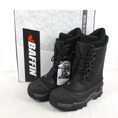 Baffin CONTROL MAX Arctic Insulated Winter Snow Boots In Black - Men's Size 10