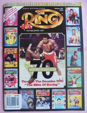 `The Ring` boxing magazine `70th Anniversary Collector`s Edition` Feb 1992