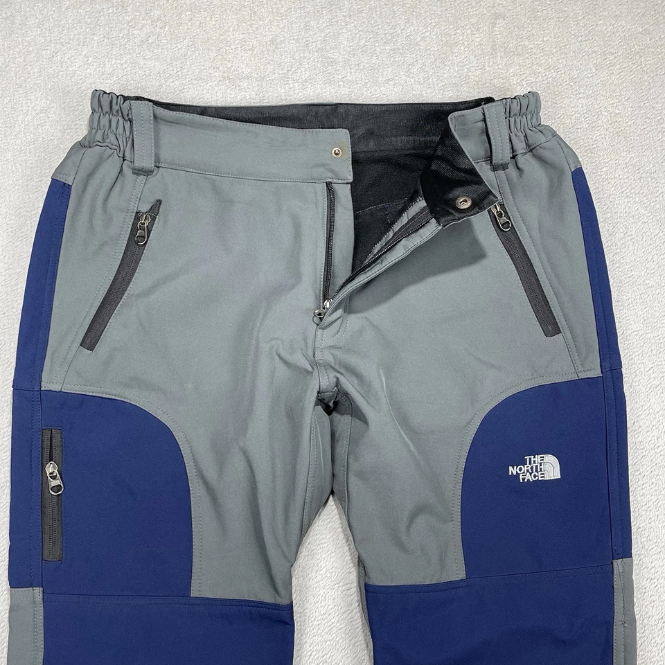 Pantalones The North Face Summit para mujer XL gris/azul forrados de lana 32x30 senderismo Foto 4 de 4