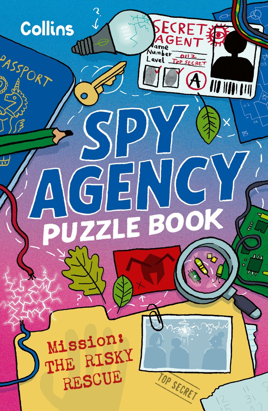 Spy Agency Puzzle Book – The Risky Rescue: Solve puzzles, crack