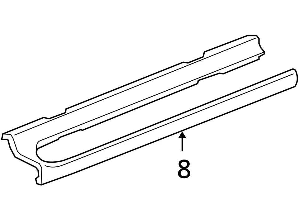 FITS 2005-2006 GM YUKON STEP COVER 12335975 - NEW OEM - Image 4 of 4