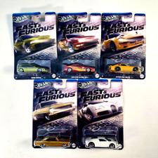Hot Wheels 2025 Fast  Furious Silver series Racing Course Full Set Of 5