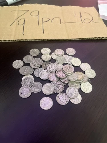 $5 Face Value Lot 90% Silver Dimes Below Melt! Mercury Roosevelt And Barber