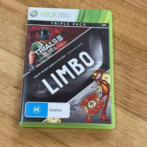 Trials HD Limbo Splosion Man Microsoft Xbox 360 Triple Pack Game PAL