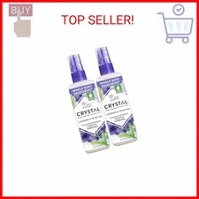 CRYSTAL  Mineral Deodorant Spray- Body Deodorant With 24-Hour Odor Protection, L