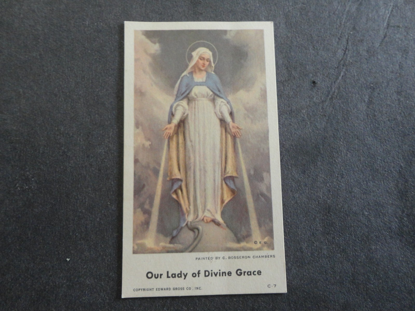 Malta-Gozo Holy Picture Card