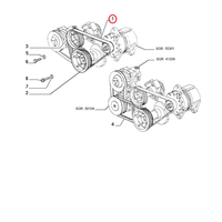 Poly-V Keilriemen Original Fiat Croma Alfa 164 Lancia Thema 7718418