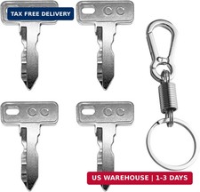4 Pcs Ignition Keys,Golf Cart Keys Replacement for Club Car DS 1982-UP, Club Car