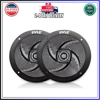 Pyle Low-Profile Waterproof Marine Speakers - 100W 4 Inch 2 Way 1 Pair Slim Styl