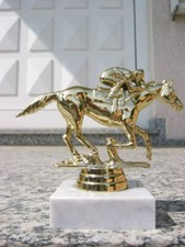 PP419 Pferd Galopprennen Figur Höhe Trophäe Pokale  inkl Gravur Pokal Reitsport 