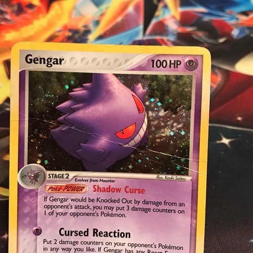 Gengar ~ 5/92 ~ Holo ~ LEGEND MAKER ~ HEAVY PLAY ~ Pokemon Card - Picture 3 of 5