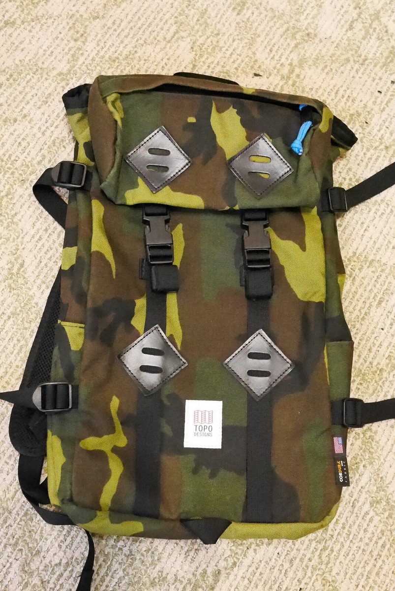 Topo Designs Klettersack ERDL Camo Backpack USA Made UK